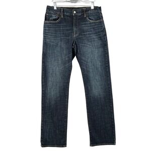 Lucky Brand 329 Classic Straight Dark Wash Mens Jeans Size 32x34 (34x33)